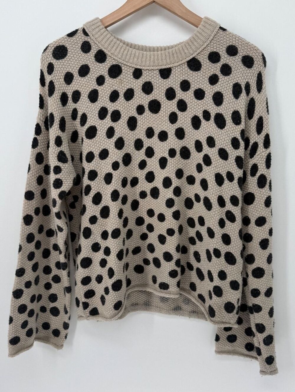 Madewell Polka Dot Knit Sweater | Women's Small | Pre-Loved
